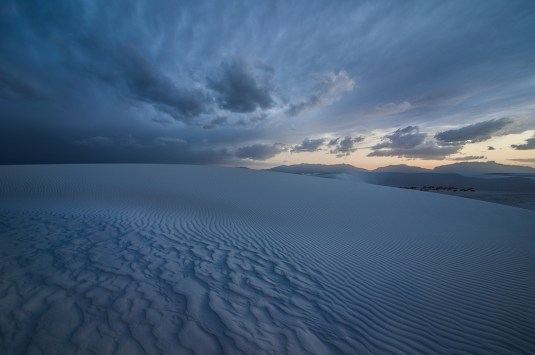 Blue Day at White Sands by Robert H Clark